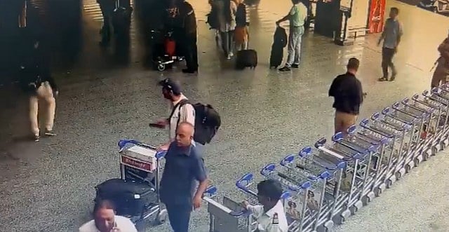 X/ANI : The man, identified as Arshid Ayoub, was supposed to take a flight to Srinagar from Terminal 2 on Wednesday.

